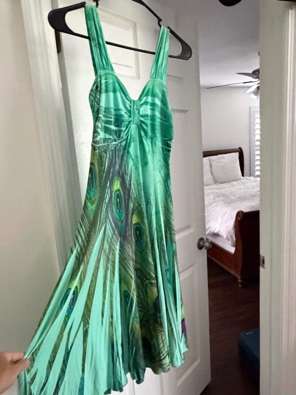 Green Pretty Woman Peacock Dress